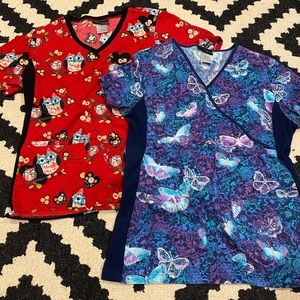 Cherokee Scrub Tops - Medium
